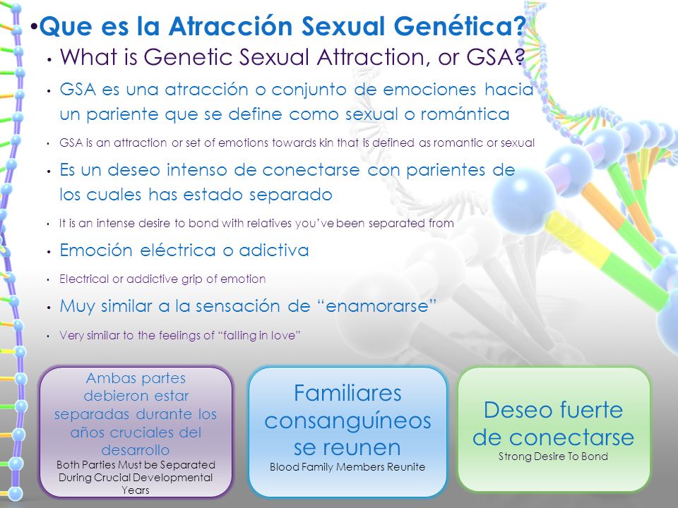 Sexual Attraction & Reunions AFIN 6 th Annual Conference Valladolid, Spain November 23