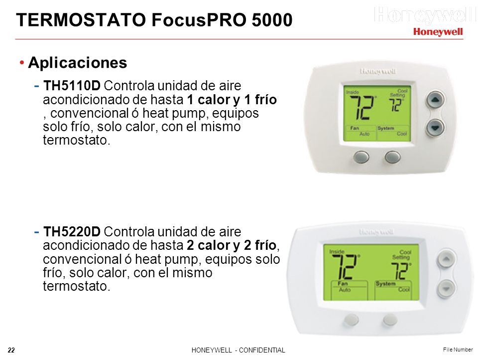 Termostato Digital, No Programable, Redondo, 1 Frío (1 Calor Convencional  con Heat Pumps