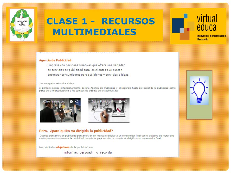 CLASE 1 - RECURSOS MULTIMEDIALES