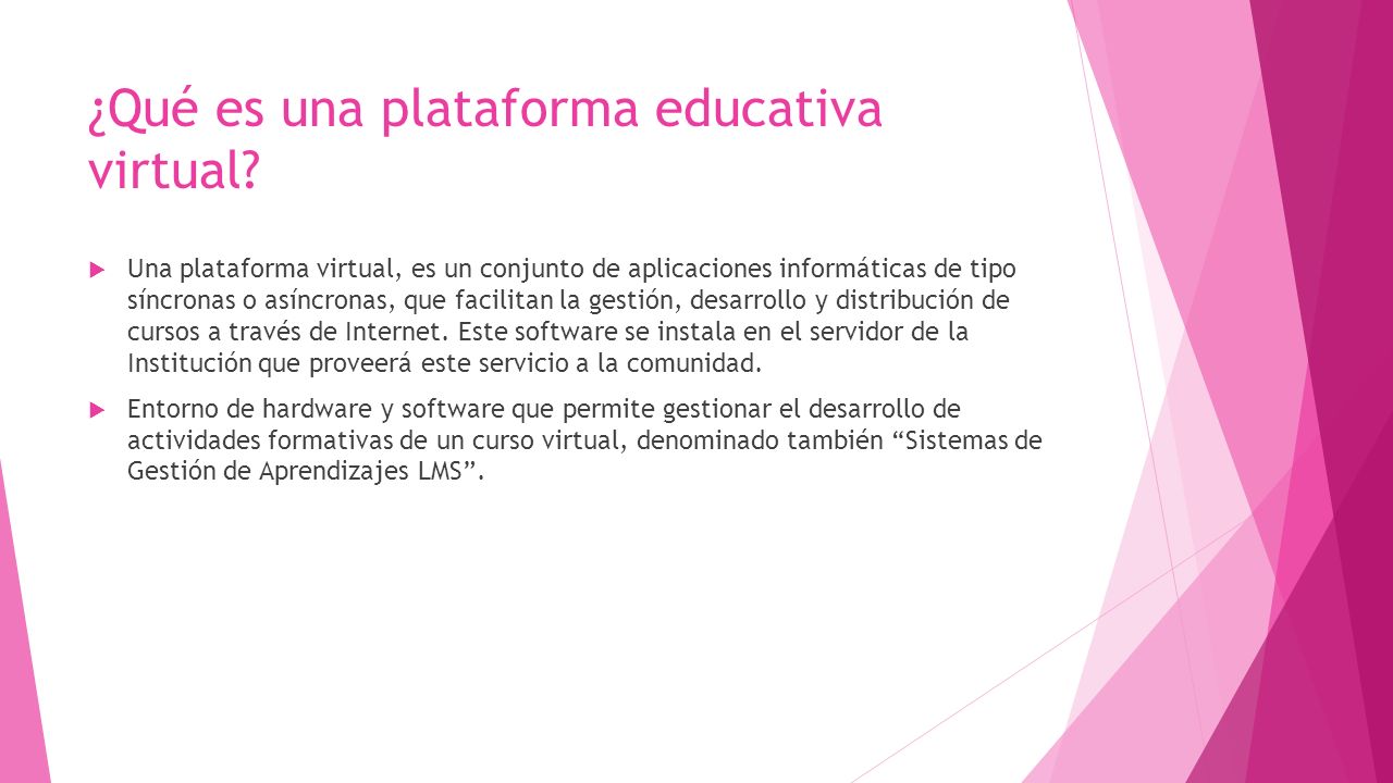 ¿Qué es una plataforma educativa virtual.