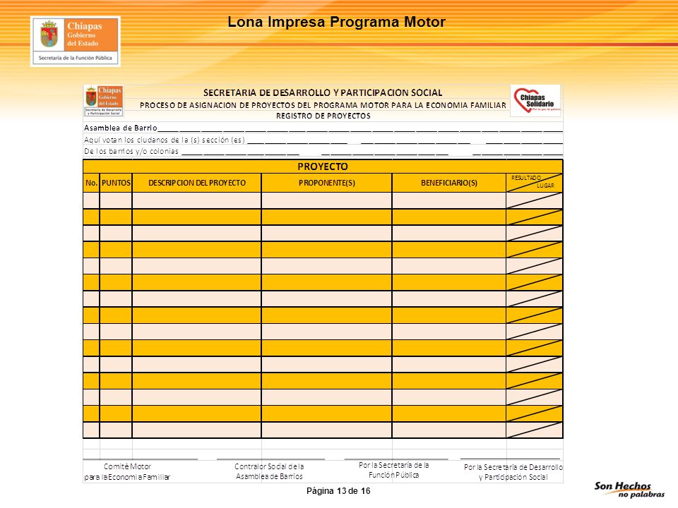 Lona Impresa Programa Motor Página 13 de 16