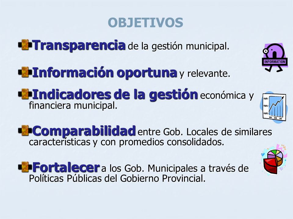 Transparencia de la gestión municipal. Información oportuna y relevante.