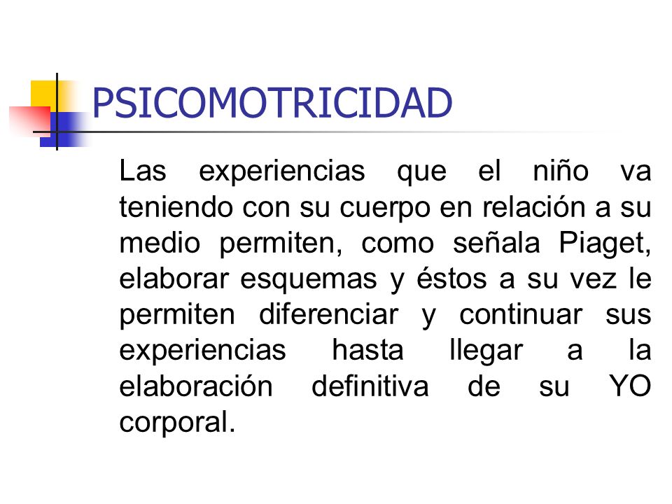 EVALUACION E INTERVENCION PSICOMOTRIZ. PSICOMOTRICIDAD