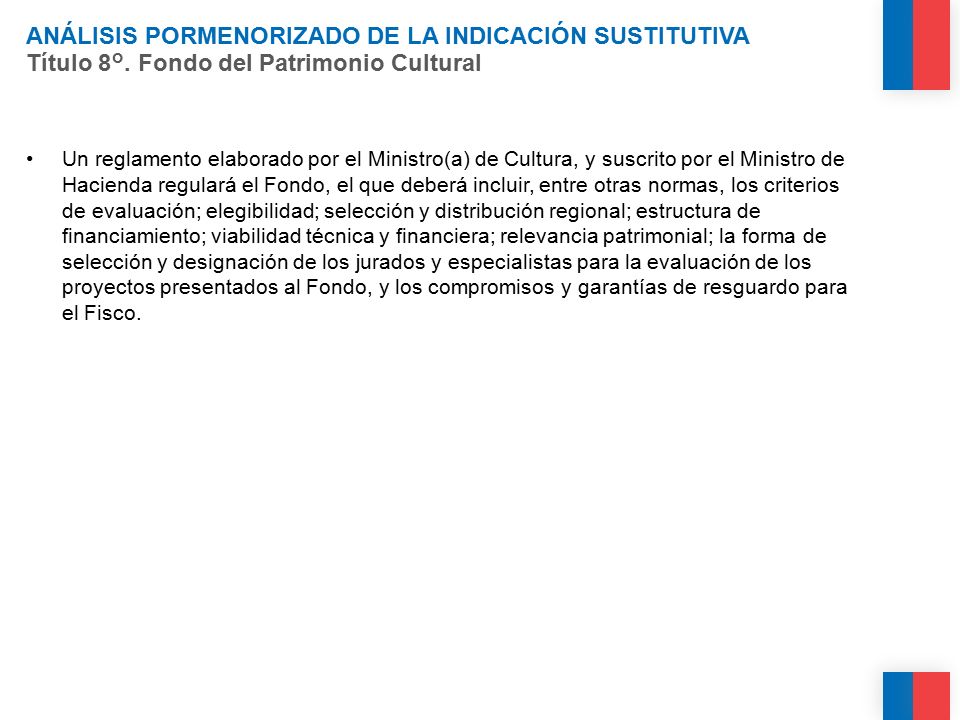 IndicaciÓn Sustitutiva Proyecto De Ley Que Crea El Ministerio De Cultura Este Documento Es Un 3722