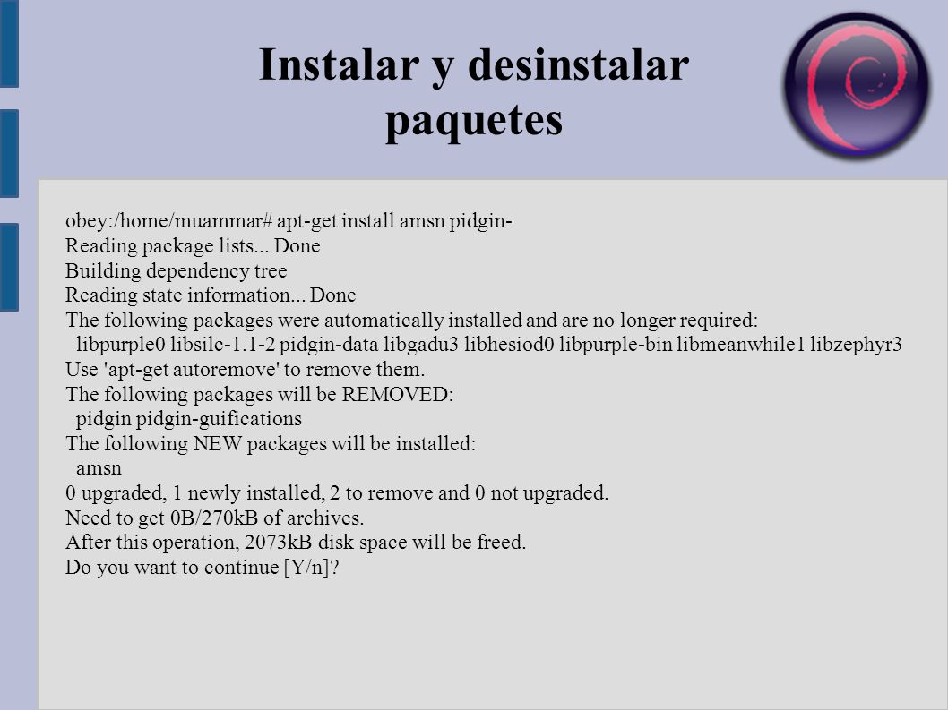 Anatomía de un Paquete Debian debian/rules Margarita, Diciembre de ppt