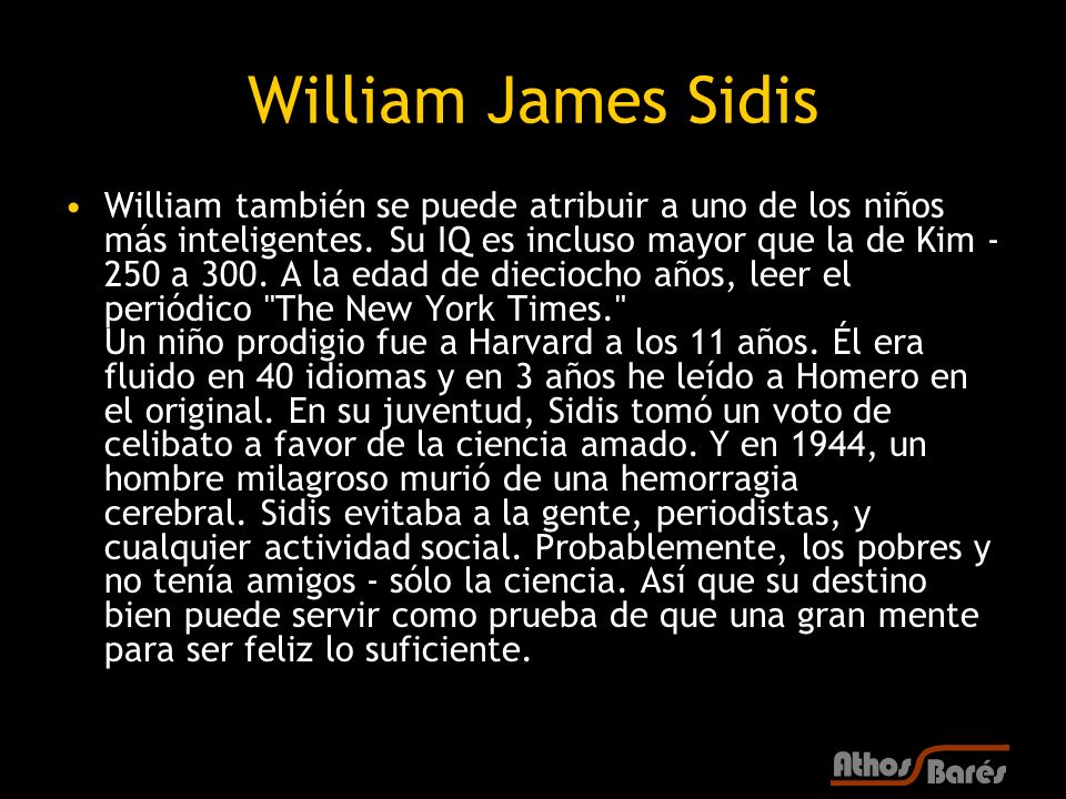 Frases de William James Sidis 