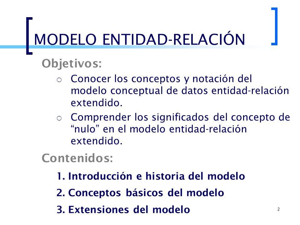 Bases De Datos – Modelo E/R Diagrama Entidad-Relación. 14/ ppt descargar