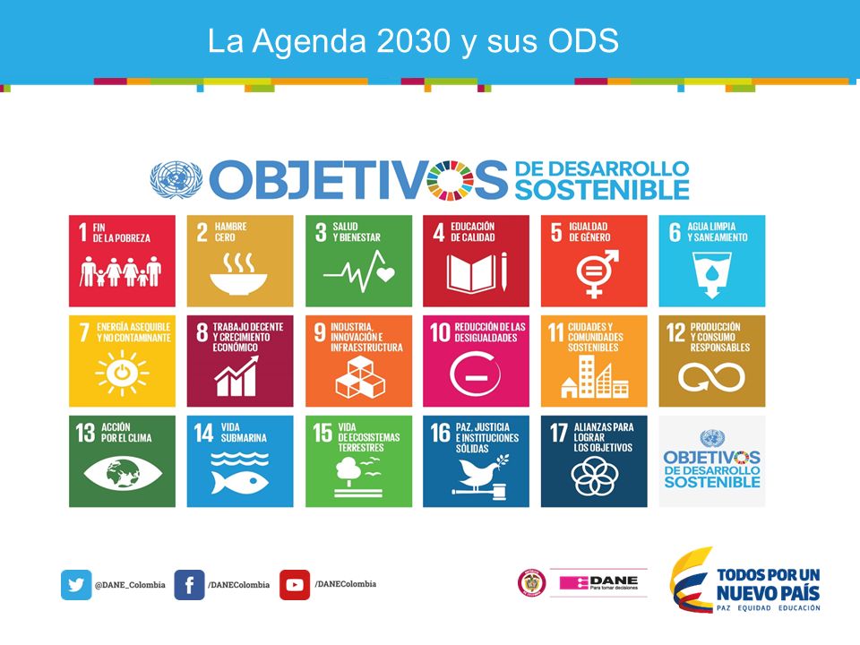 @DANE_Colombia/DANEColombia La Agenda 2030 y sus ODS