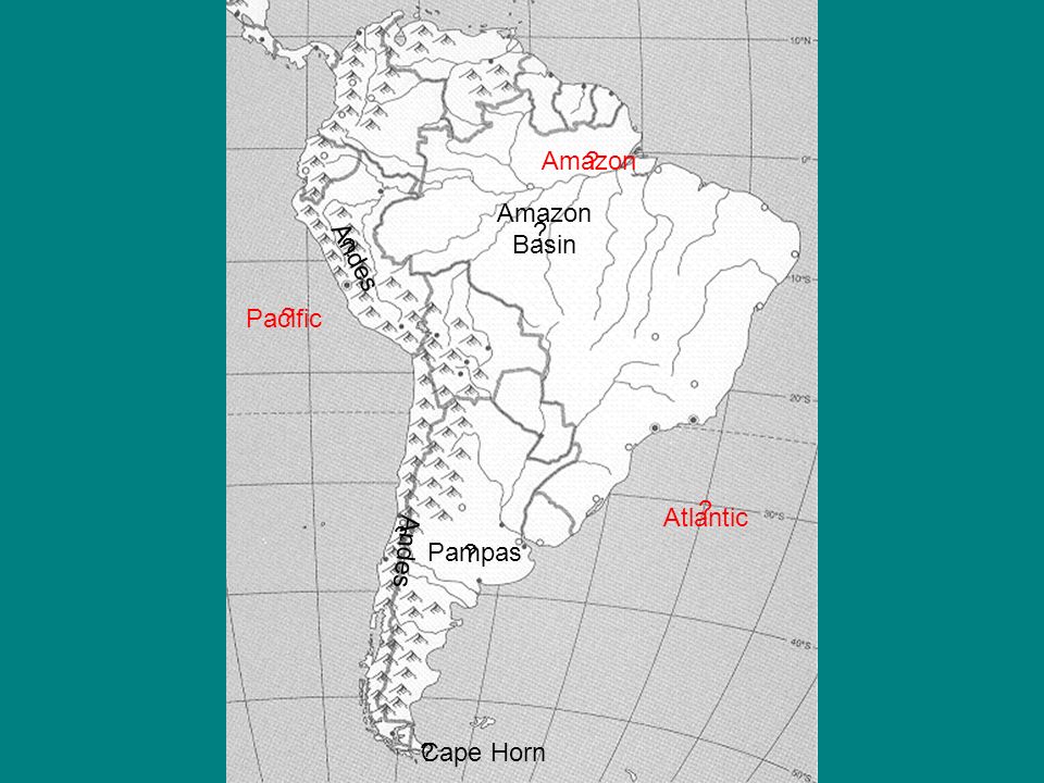Physical Features of South America