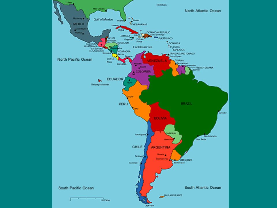 Countries of Latin America