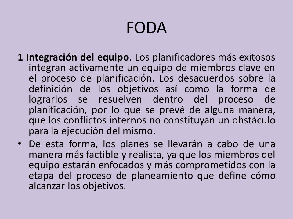 FODA 1 Integración del equipo.