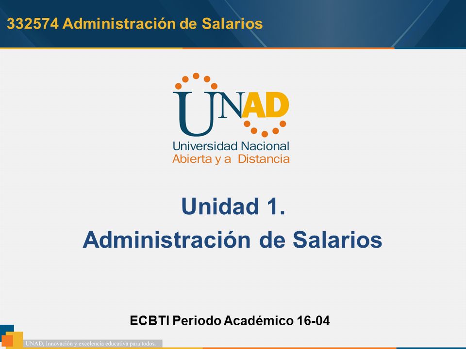 Administración de Salarios Unidad 1.