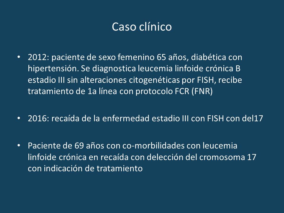 Caso clínico 2012: paciente de sexo femenino 65 años, diabética con hipertensión.