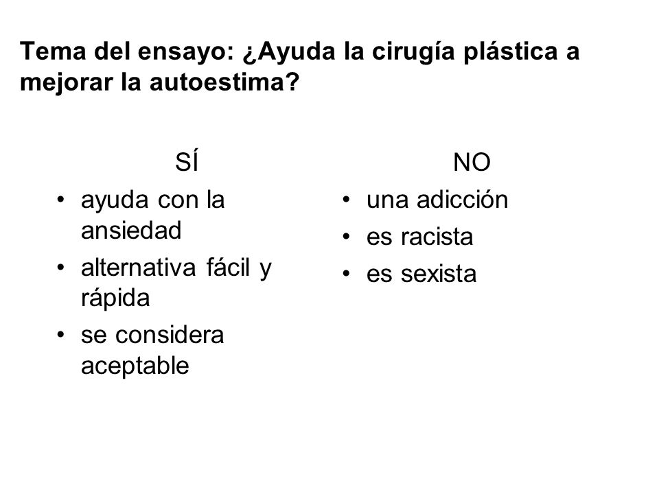 Ayuda La Cirugia Plastica A Mejorar La Autoestima Ap Spanish 83+ Pages Summary [1.8mb] - Updated 