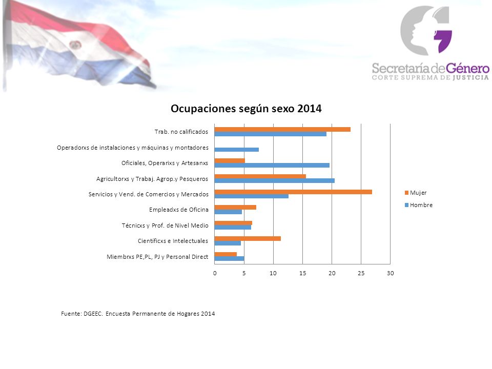 Fuente: DGEEC. Encuesta Permanente de Hogares 2014