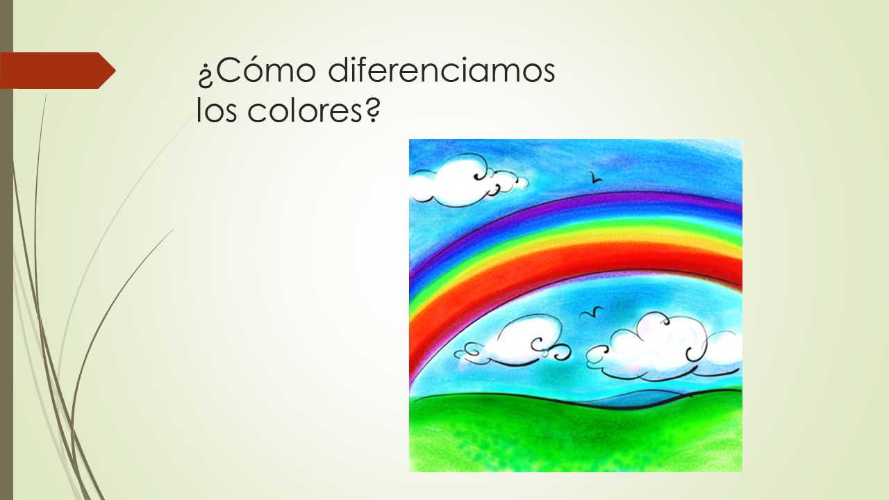 ¿Cómo diferenciamos los colores