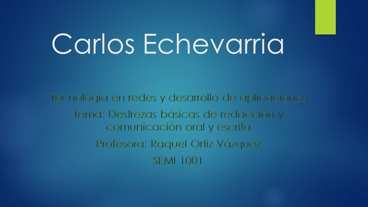 Carlos Echevarria