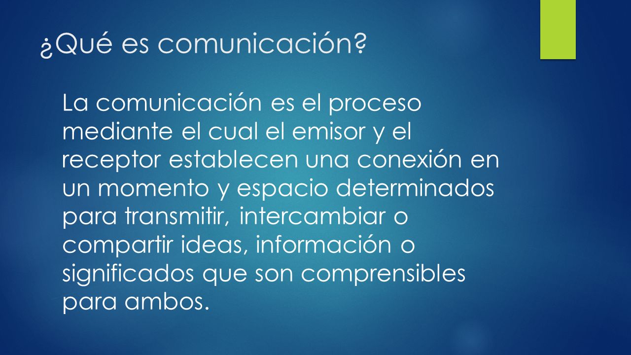 ¿Qué es comunicación.