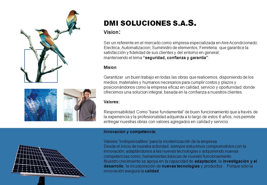 DMI SOLUCIONES S.A. S.