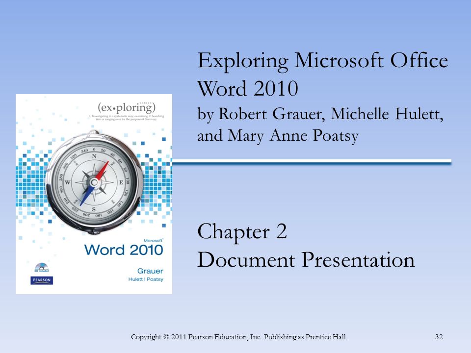 1Copyright © 2011 Pearson Education, Inc. Publishing as Prentice Hall ...