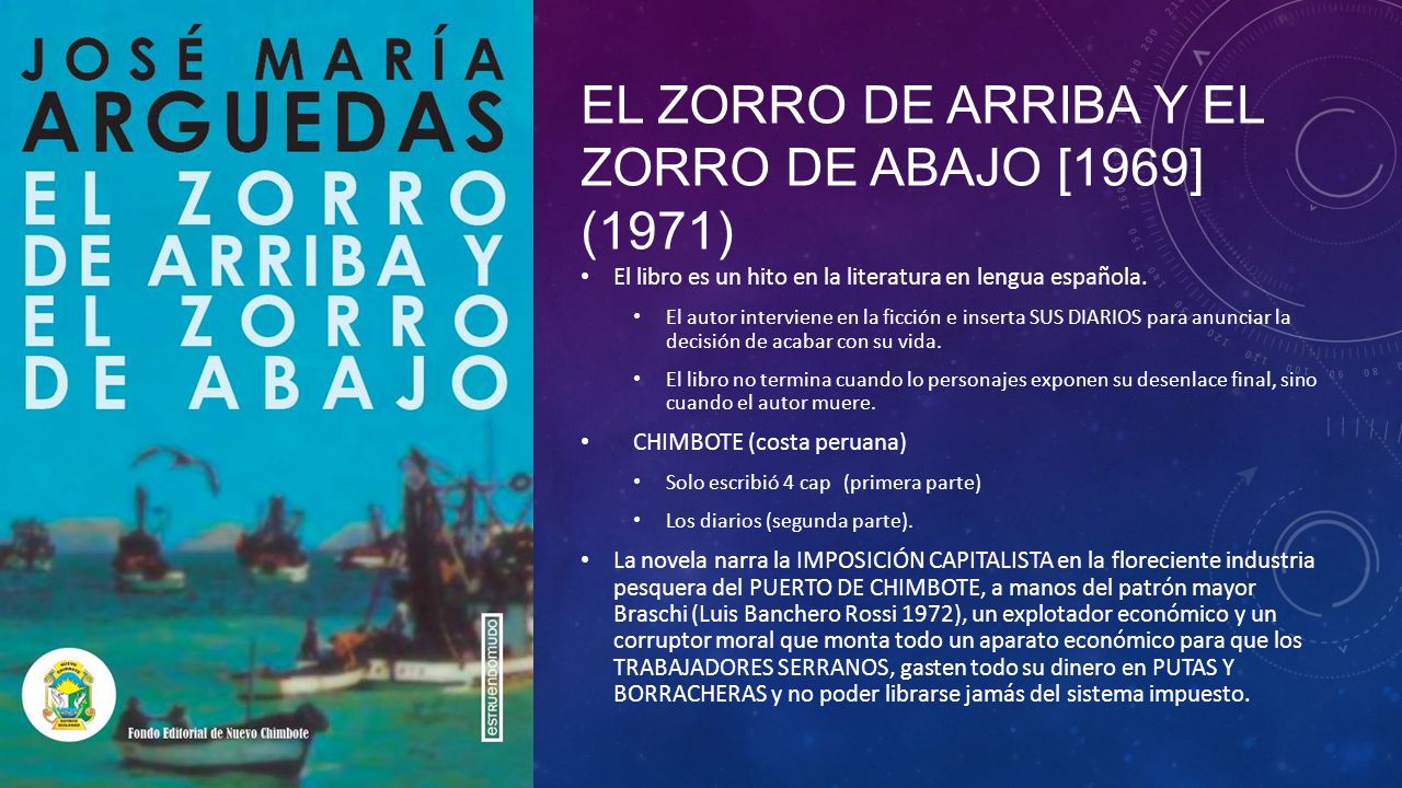 EL ZORRO DE ARRIBA Y EL ZORRO DE ABAJO [1969] (1971) El libro es un hito en la literatura en lengua española.