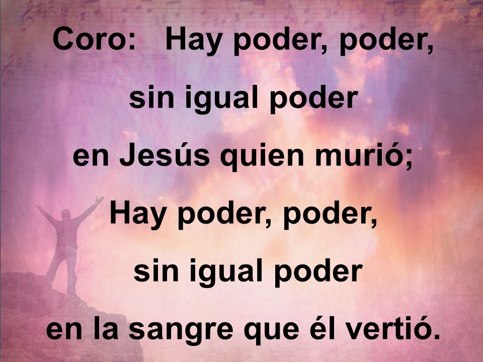 hay poder en jesus acordes