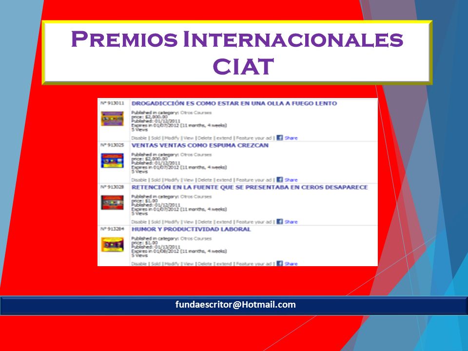 Premios Internacionales CIAT Fundación Sueños de Escritor ed EDICIONES DAFRA David Francisco Camargo Hernández