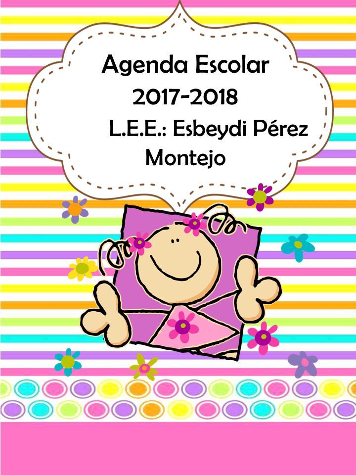 Agenda Escolar L.E.E.: Esbeydi Pérez Montejo