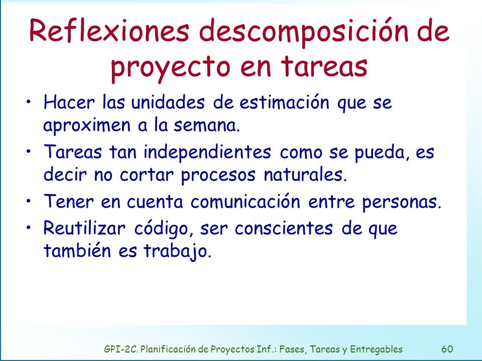 Planificación De Proyectos Inf.: Fases, Tareas Y Entregables José ...