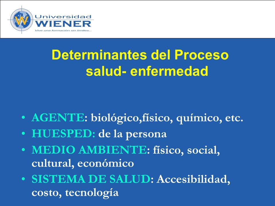 Determinantes del Proceso Salud – Enfermedad Modelos del proceso salud- enfermedad Historia Natural De la Enfermedad Niveles de Prevención. - ppt  descargar