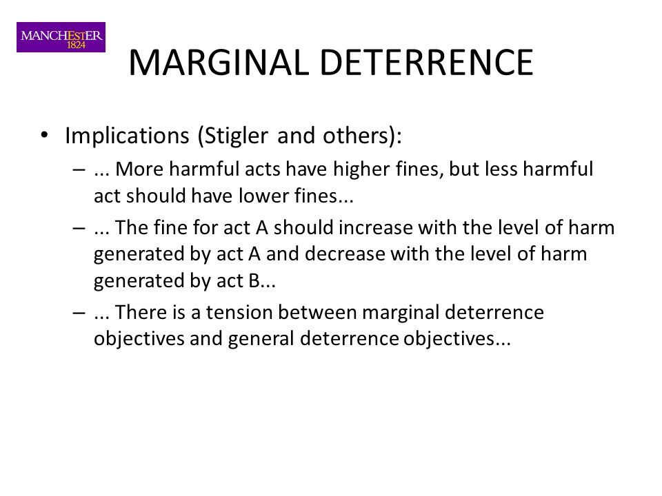 marginal deterrence definition
