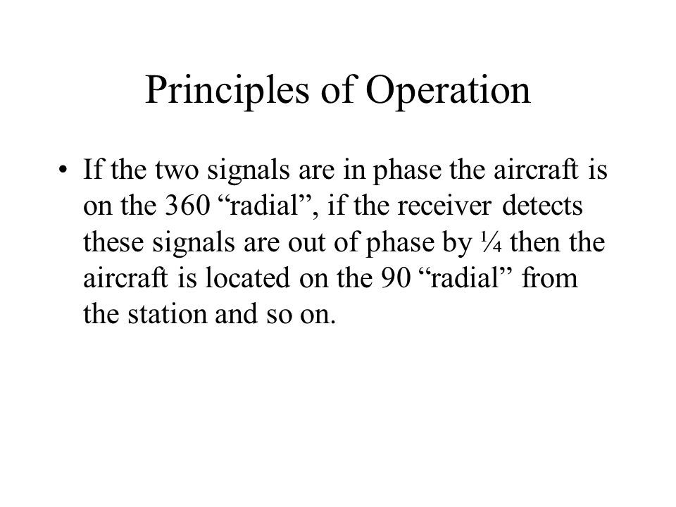 Vor Navigation Ast 241 Chapter 2 History Vor S Derived From The Old 4 Course Radio Range From The Late 19 S And 1930 S Gained Widespread Use For Navigation Ppt Descargar