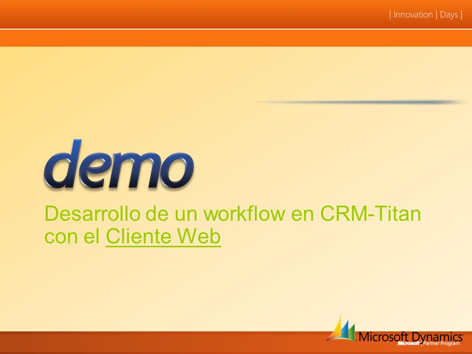 Desarrollo de un workflow en CRM-Titan con el Cliente Web
