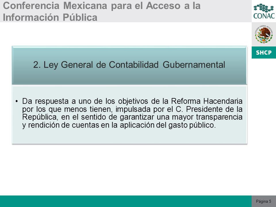 Página 5 Conferencia Mexicana para el Acceso a la Información Pública 2.