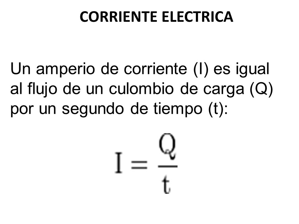 Que Es La Intensidad De Corriente Electrica / Intensidad De Corriente ...