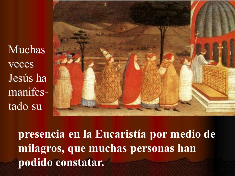 En este día del Corpus la Iglesia quiere que atendamos principalmente a la presencia real de Jesús en la Eucaristía.