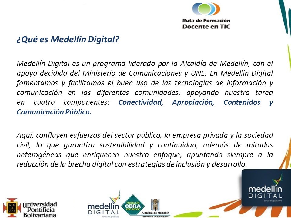 ¿Qué es Medellín Digital.