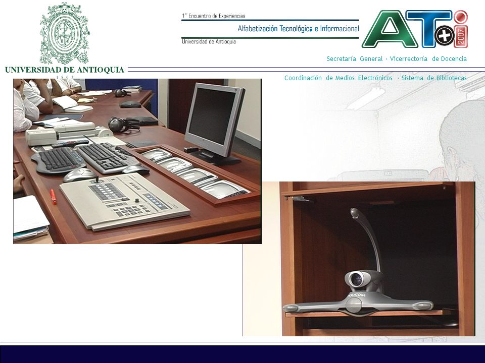Secretaría General · Vicerrectoría de Docencia Coordinación de Medios Electrónicos · Sistema de Bibliotecas