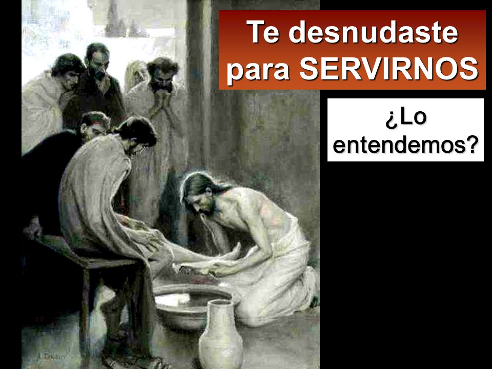 Llegó a Simón Pedro, y éste le dijo: Señor, ¿lavarme los pies tú a mí Jesús le replicó: Lo que yo hago tú no lo entiendes ahora, pero lo comprenderás más tarde.