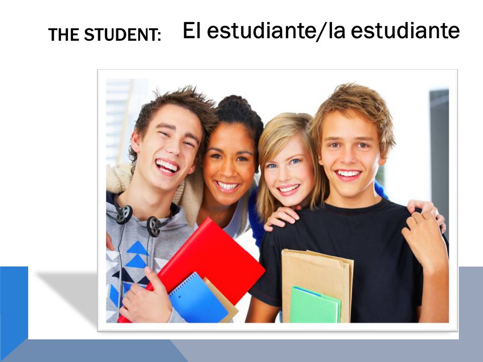 THE STUDENT: El estudiante/la estudiante