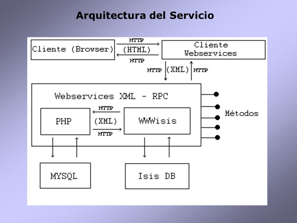 Arquitectura del Servicio