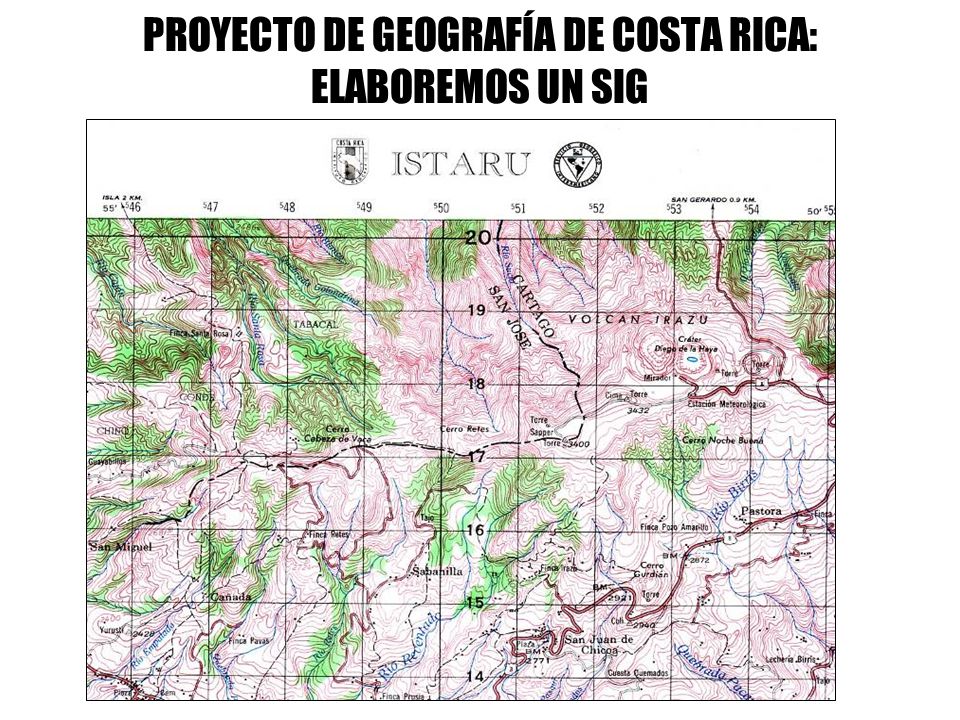 PROYECTO DE GEOGRAFÍA DE COSTA RICA: ELABOREMOS UN SIG