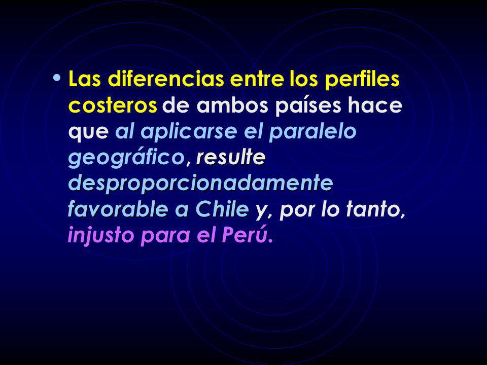 Chile sostiene: ya hay un tratado de límites marítimo con Perú FALSO, no tenemos ningún tratado.