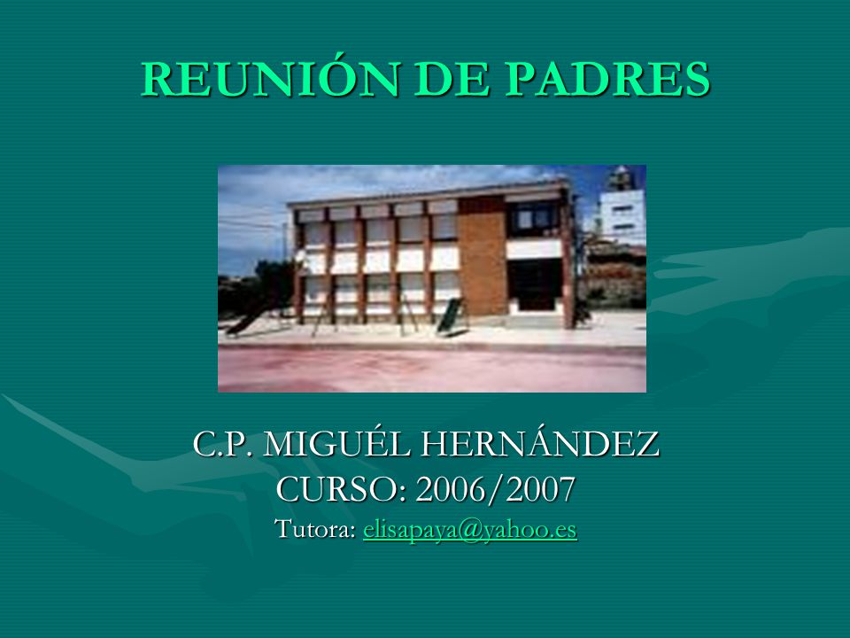 REUNIÓN DE PADRES C.P.