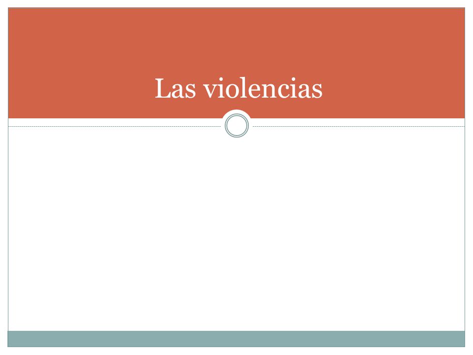 Las violencias