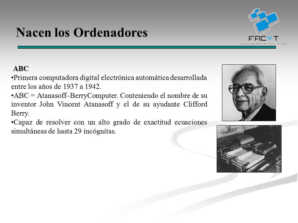 Quién inventó el Computador? - ppt descargar