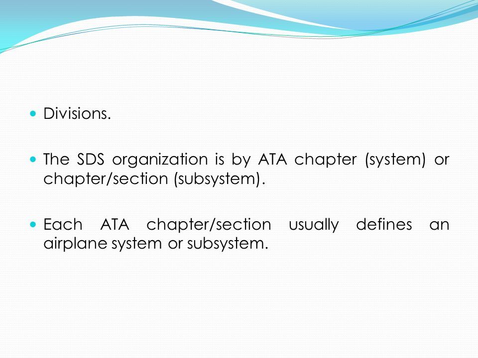 ata chapter reference