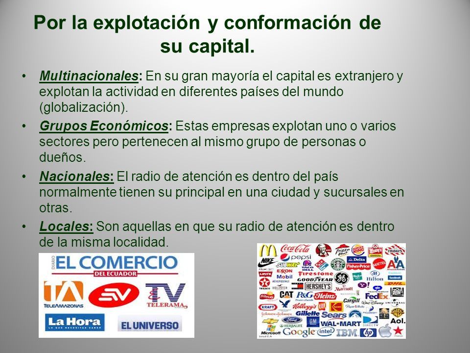 explotación y conformación del capital