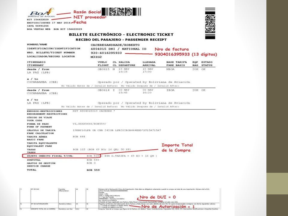 Articulo 67. Facturación de Líneas Aéreas afiliadas al IATA Para llenar los boletos  de avion en el LCV vamos a tomar la última normativa al respecto, la. - ppt  descargar