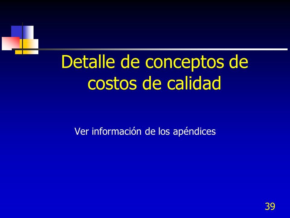 1 COSTOS DE CALIDAD (QCs) 1. CONCEPTOS DE COSTOS DE CALIDAD P. Reyes ...